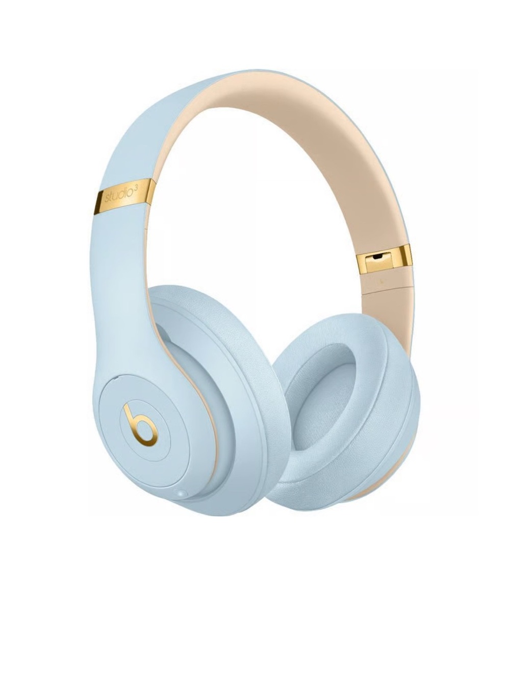Beats by Dre Studio3 Wireless Special Edition Light Blue with Gold Accents